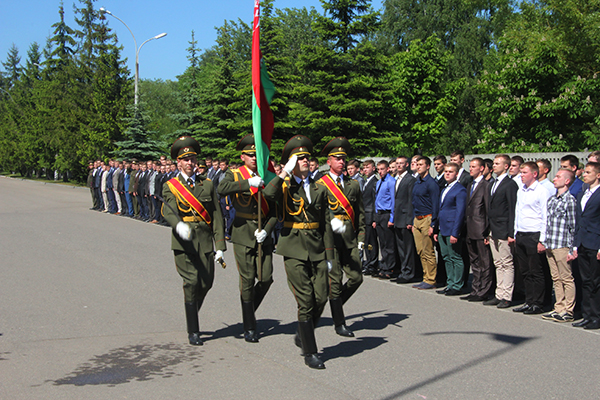 ГрГУ, военфак, присяга, гродно