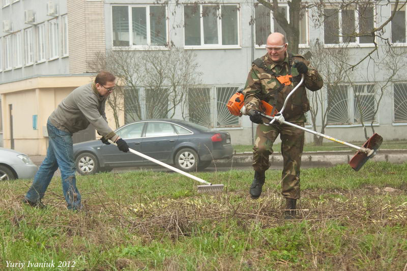 ГрГУ, университет, субботник