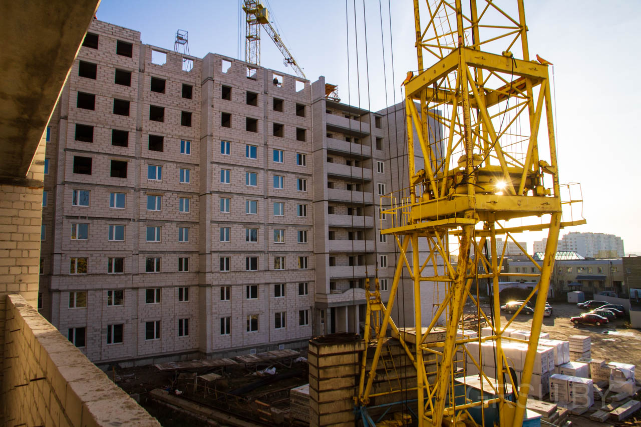 Новыя паверхі - новыя ракурсы: у ГрДУ імя Янкі Купалы працягваецца будаўніцтва інтэрната для студэнтаў