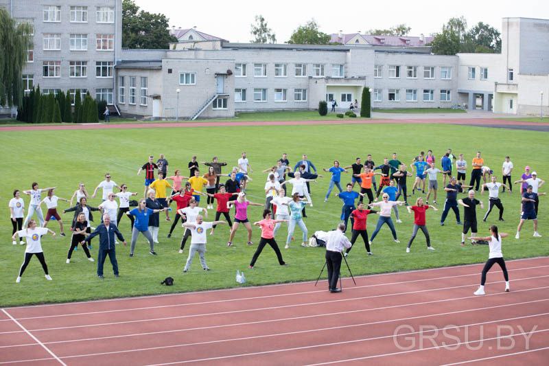 Фестываль летніх відаў спорту прайшоў у ГрДУ імя Янкі Купалы (ДАДАДЗЕНА ВІДЭА)