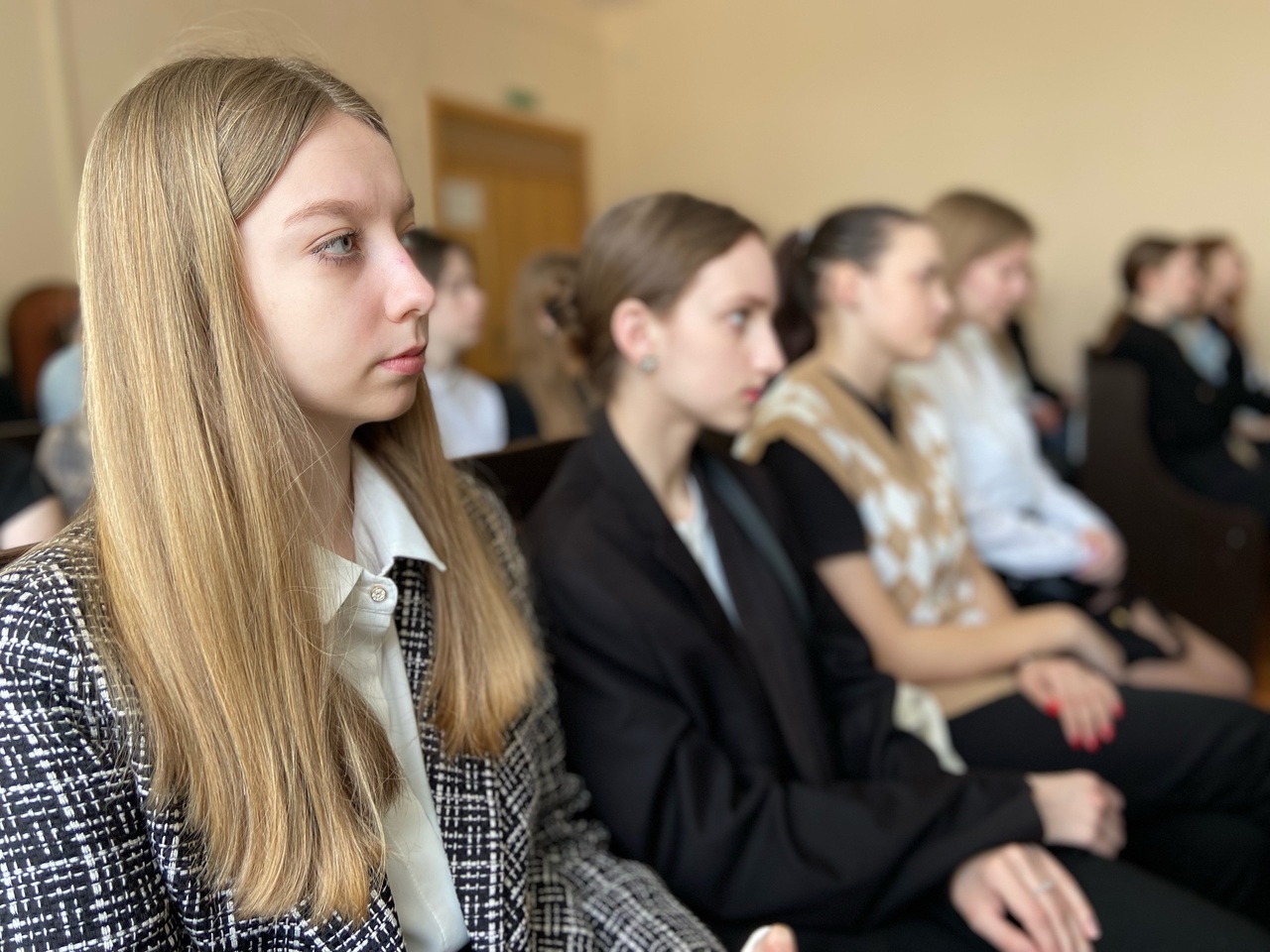 Будучыя юрысты прынялі ўдзел у дыялогавай пляцоўцы з прадстаўнікамі Гродзенскага абласнога суда