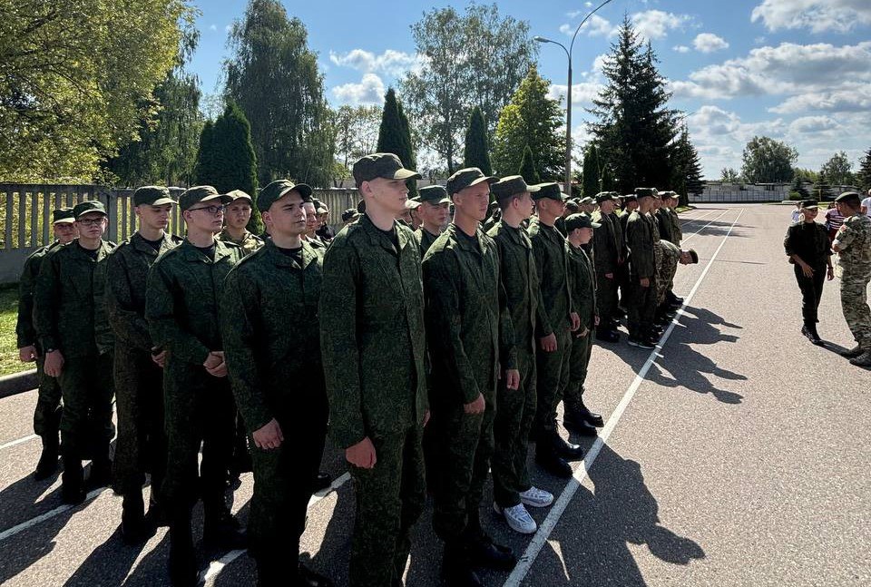 Военный факультет ГрГУ имени Янки Купалы принял новое пополнение