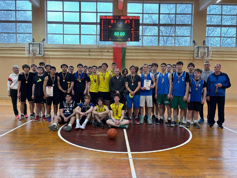 В Купаловском университете подвели итоги соревнований по баскетболу